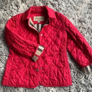 Girls Burberry Jacket Fuchsia